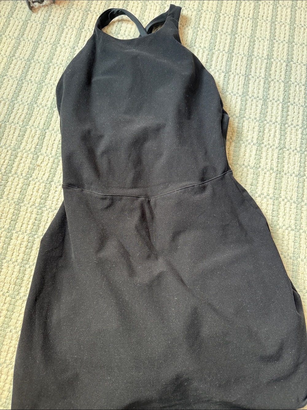 ALO Yoga Black Strappy Active Dress